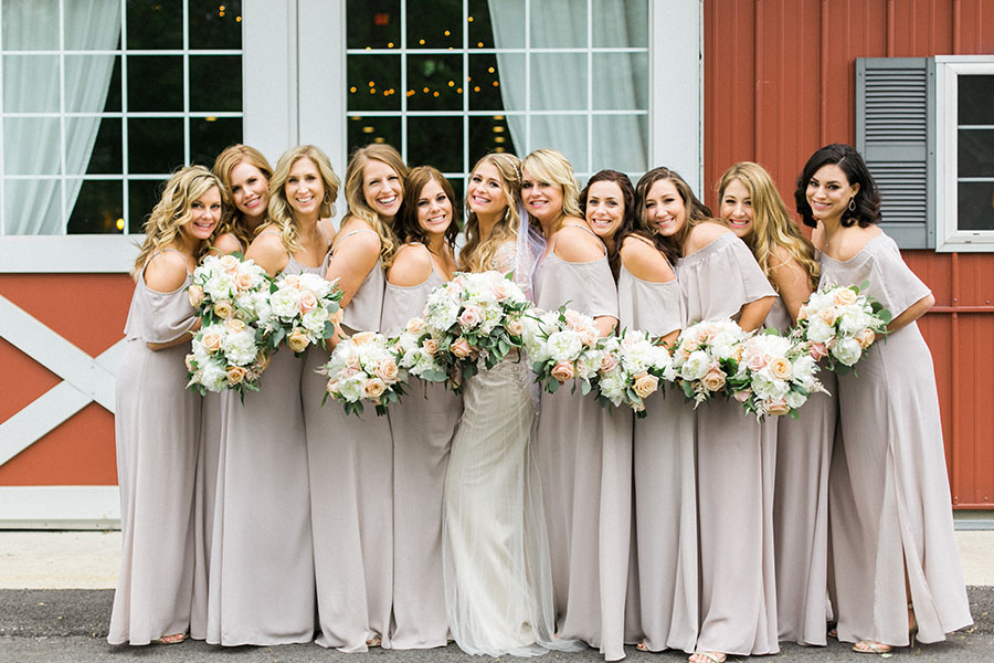 bridesmaid portrait, rustic manor 1848, delafield milwaukee wisconsin, organic rustic elegant + chic countryside wedding day, greenery, gold and blush, photo by laurelyn savannah photography