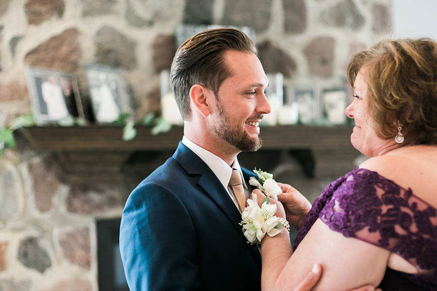 mother of groom, romantic and organic wedding at the ridge hotel in lake geneva, wisconsin, with elegant neutral colors, photo by laurelyn savannah photography 26