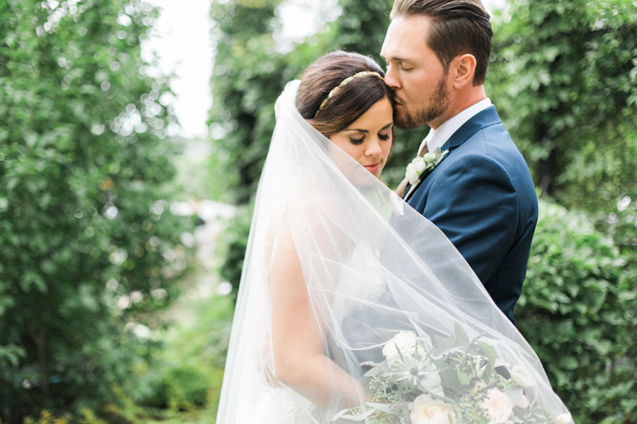 bride and groom portraits, romantic and organic wedding at the ridge hotel in lake geneva, wisconsin, with elegant neutral colors, photo by laurelyn savannah photography 38-2