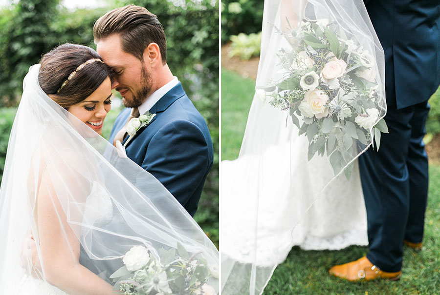 bride and groom portraits, romantic and organic wedding at the ridge hotel in lake geneva, wisconsin, with elegant neutral colors, photo by laurelyn savannah photography 39