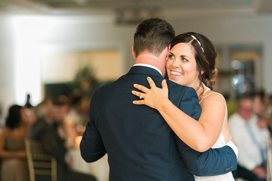first dance, romantic and organic wedding at the ridge hotel in lake geneva, wisconsin, with elegant neutral colors, photo by laurelyn savannah photography 58