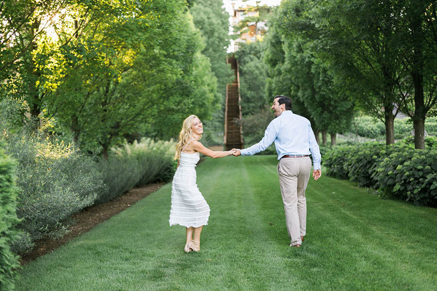 villa terrace decorative arts museum, milwaukee wisconsin romantic elegant engagement session photos with a long dress, photo by laurelyn savannah photography 2