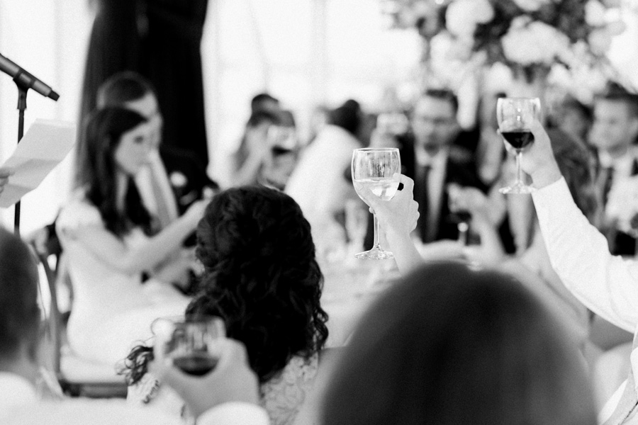 father of the bride toast speech, discovery world summer lakeside elegant romantic wedding in milwaukee, wisconsin, photo by laurelyn savannah photography 45