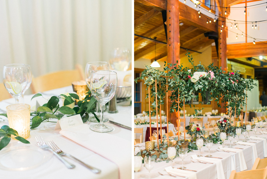 reception at a boho outdoor wedding at Schlitz Audubon Nature Center in Milwaukee, Wisconsin, photo by Laurelyn Savannah Photography 59