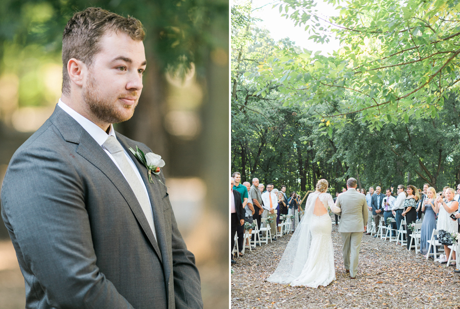 ceremony, glamping and chic safari romantic outdoor wedding at Milwaukee County Zoo, Wisconsin, photo by Laurelyn Savannah Photography