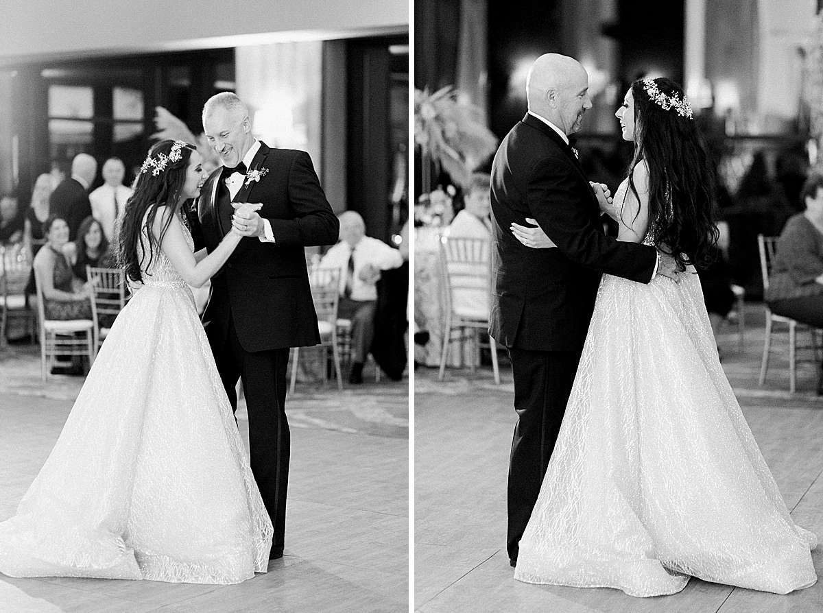 first dance, romantic wisconsin wedding at sentry world stevens point, photo by laurelyn savannah photography
