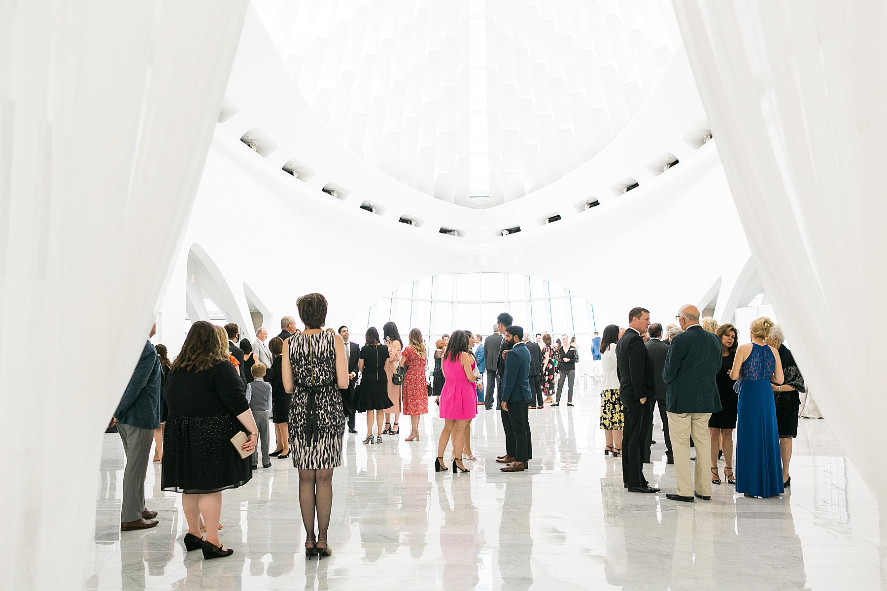 milwaukee art museum elegant modern minimal and white wedding day with architectural features