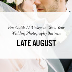 Announcement // Free Guide for Wedding Photographers