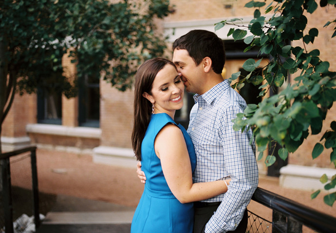classic elegant milwaukee downtown riverfront engagement // photo by Laurelyn Savannah Photography