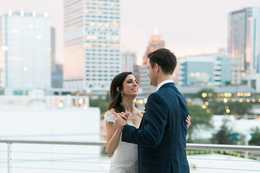bride and groom sunset portraits, discovery world summer lakeside elegant romantic wedding in milwaukee, wisconsin, photo by laurelyn savannah photography 52