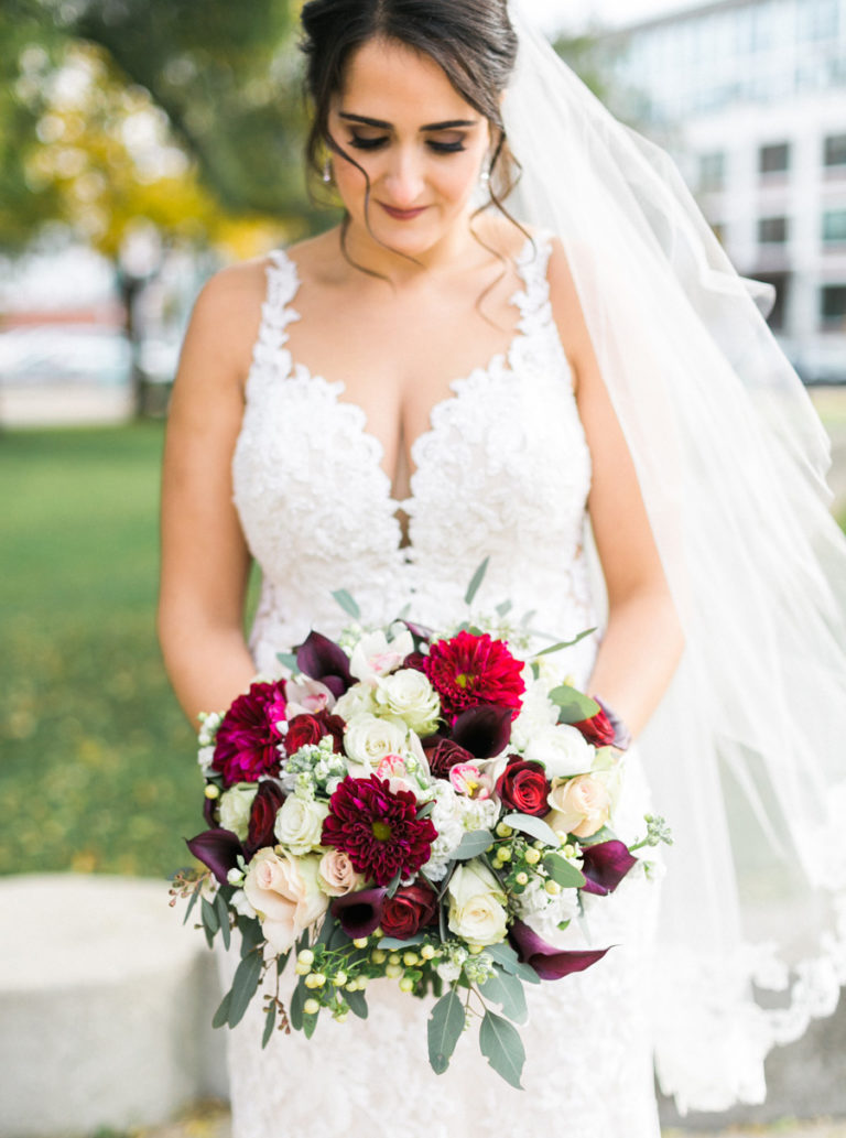 Jewel-Toned Fall Wedding at Discovery World // Rana + Logan | Milwaukee ...
