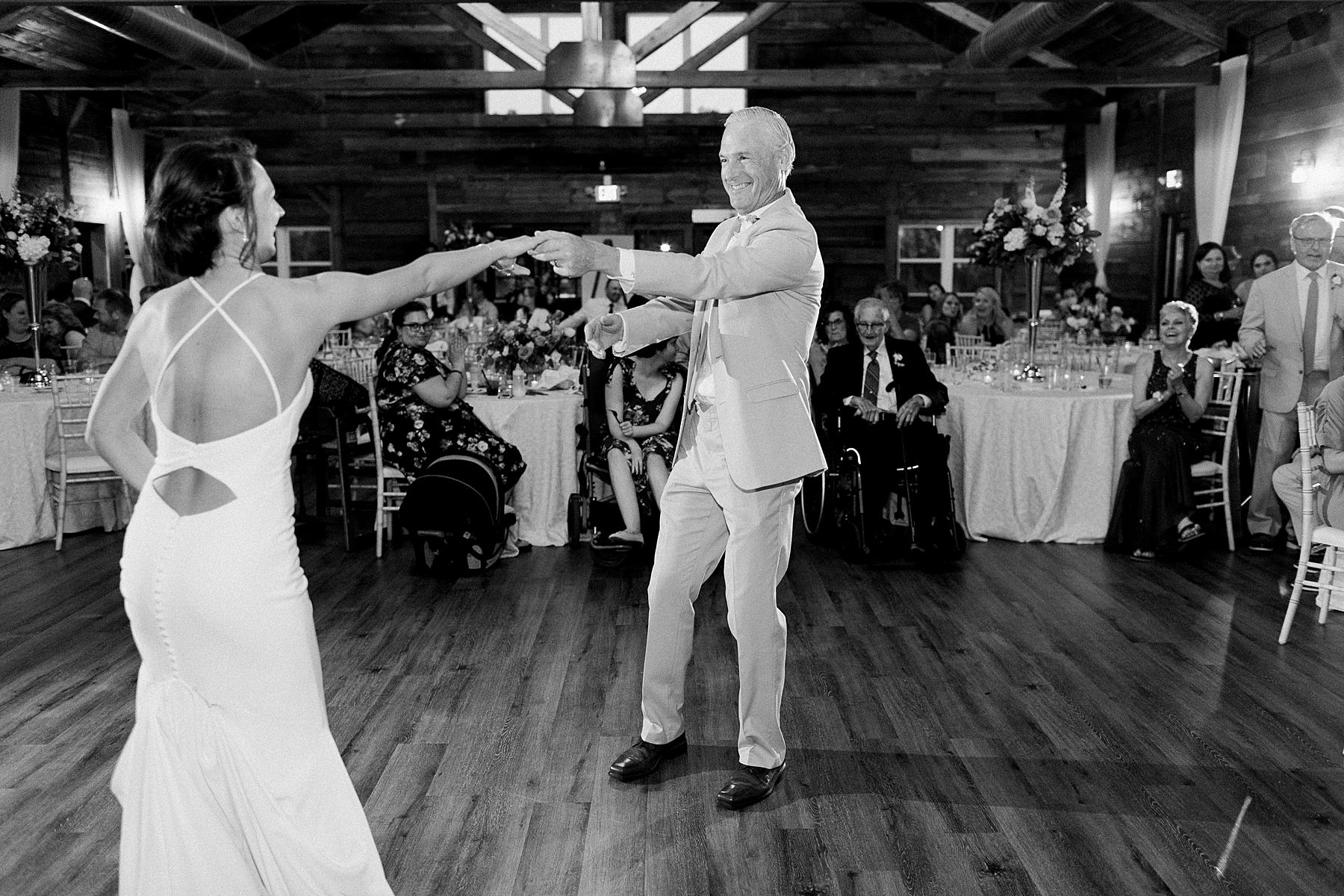 dancing at barn wedding fields reserve near madison, wisconsin