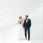Milwaukee Art Museum, Modern and Elegant Wedding // Michelle + David